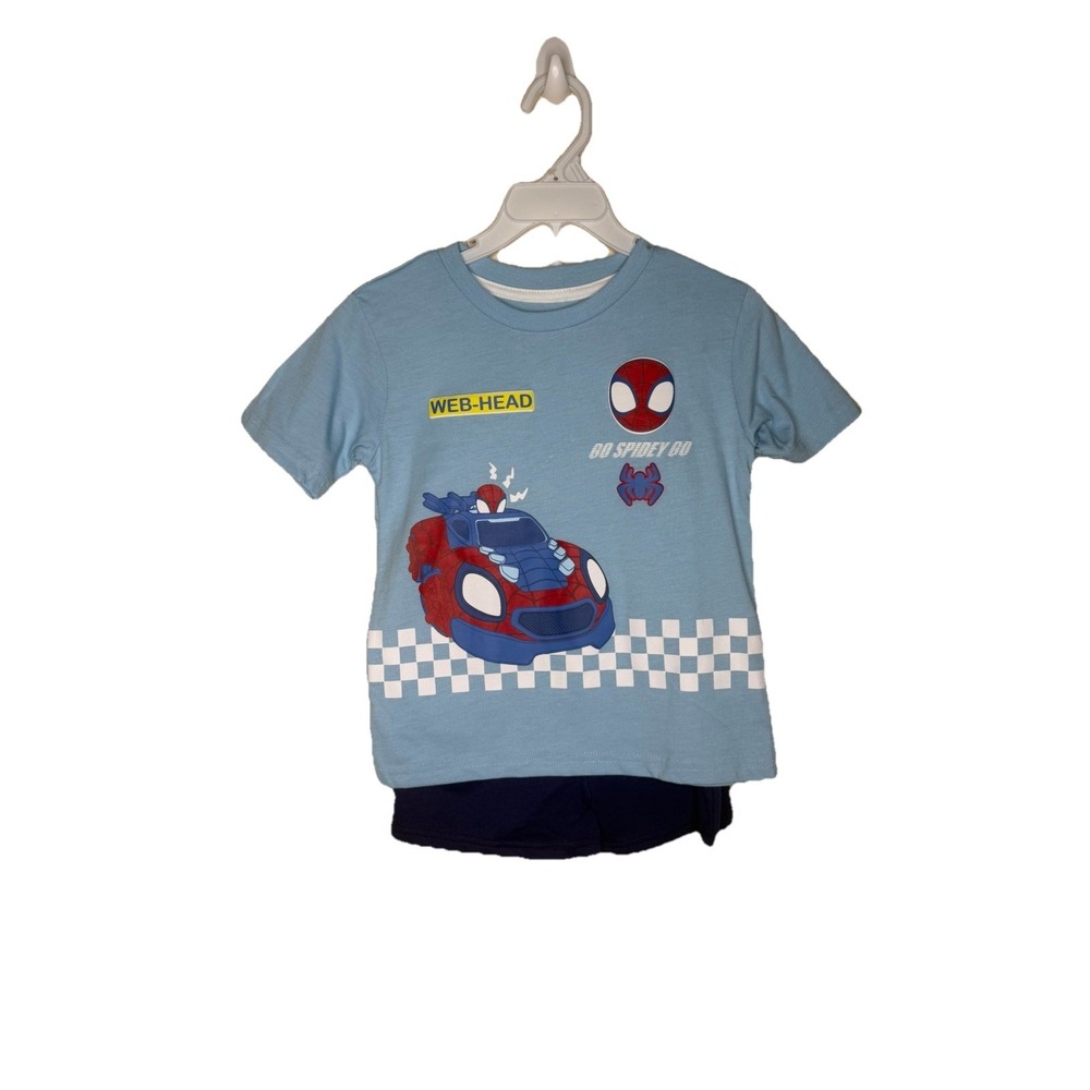 Marvel Spidey and His Amazing Friends Boys 2-Piece T-Shirt and Shorts Set Size 6